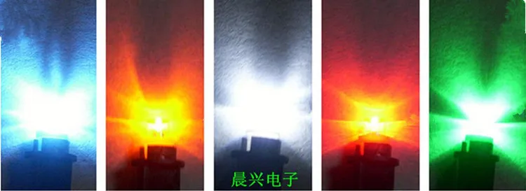 5 шт. светодиодный астигматизм ba9s 4,5 в красный светодиод зеленый индикатор светильник ba9s 6,3 В BA9S красный DC12V ba9s желтый DC24V синий 30 в метр лампа 24 В