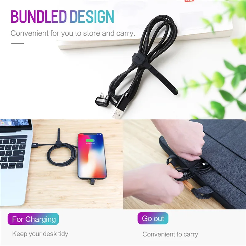 ROCK USB Lade für iPhone Spiel USB Kabel für iPhone X 8 7 6 XS XR XS max Schnelle Lade kabel 8 pin