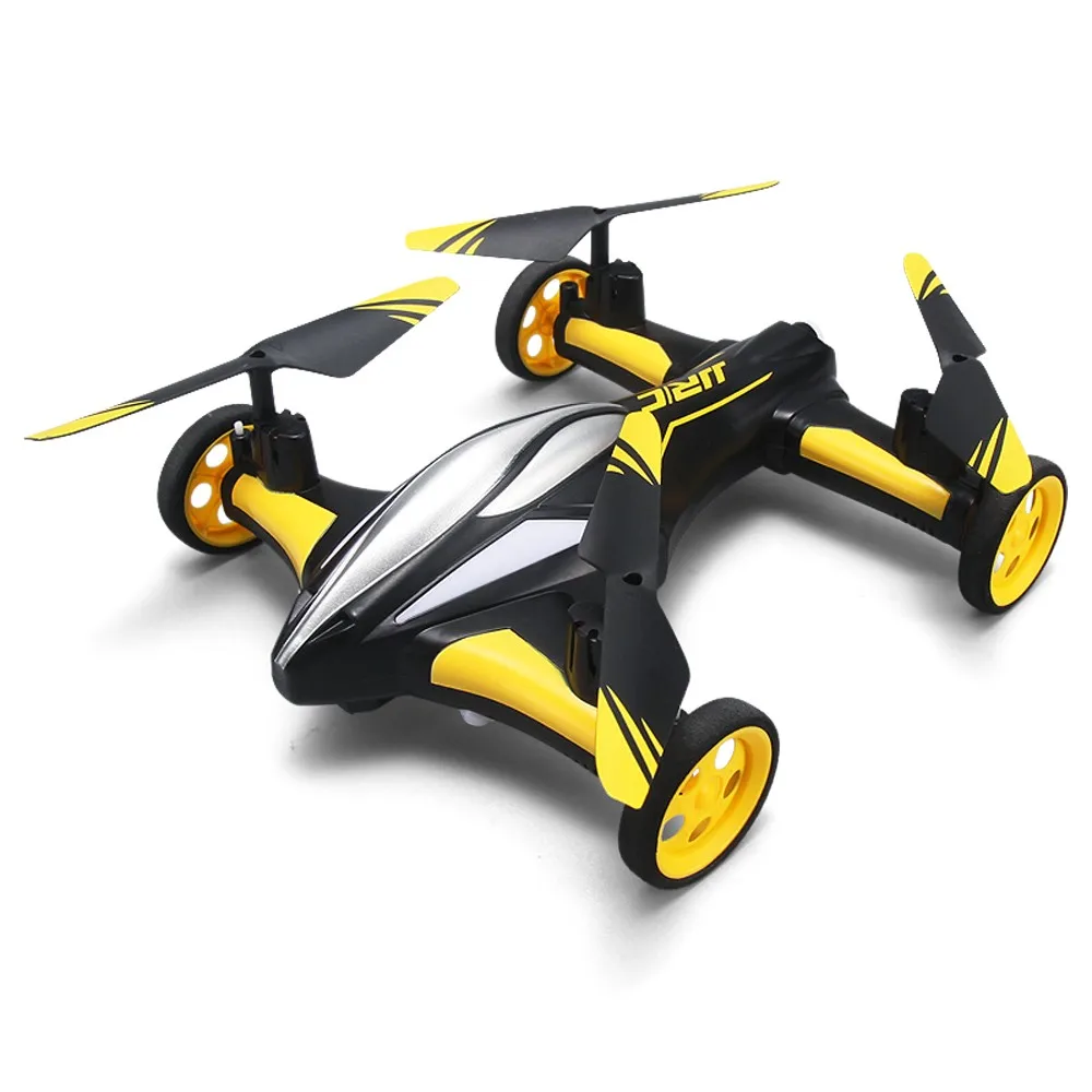 JJRC H23 2,4G 4CH 6 Axis Gyro RC Квадрокоптер с колесами Land/Sky 2 в 1 RC Дрон Мини вертолет в подарок