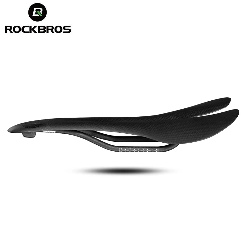 

ROCKBROS Carbon Bike Saddle Ultralight Breathable Bicycle Parts Cycling Bike Cushion For MTB Road Fold Bike Front Seat Mat