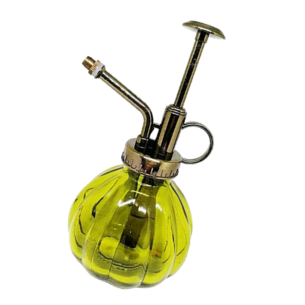 Vintage Sprayer Pressure Spray Bottle Garden Plant Flower Water Mist Bottle Glass Bottle Home Decorative for garden plant