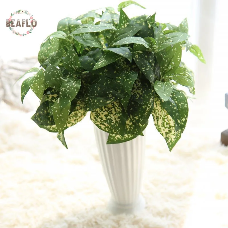 1Bunch Cloth Yellow Dot Rohdea Artificial Plant Arrangement Wedding Home Decorative 1Bunch Cloth Yellow Dot Rohdea Artificial Plant Arrangement Wedding Home Decorative