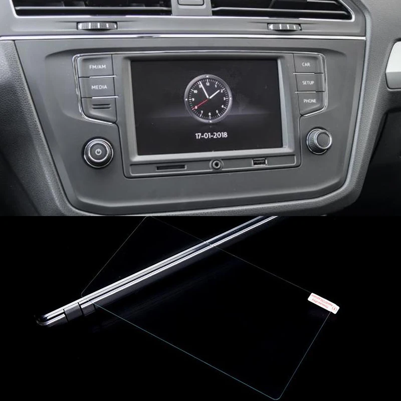 Для Volkswagen VW Tiguan L 2016 2017 2018 автомобильный навигационный экран протектор GPS