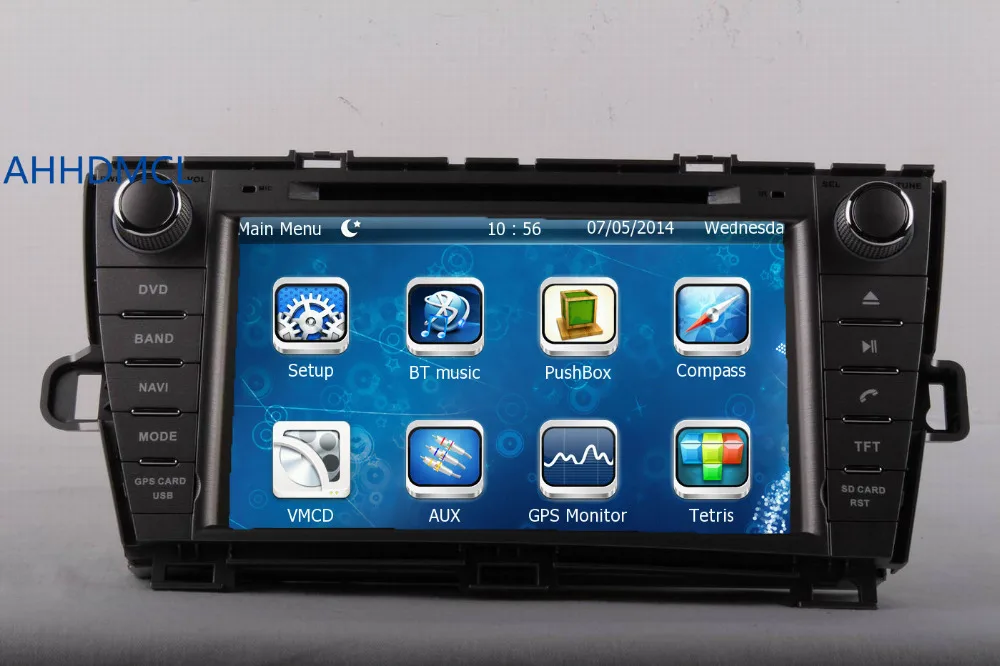 Best 2 DIN Car Multimedia Player Radio Audio DVD GPS For Toyota Prius Left Hand Drive 2009 2010 2011 2012 2013 2014 2015 2016 2017 1