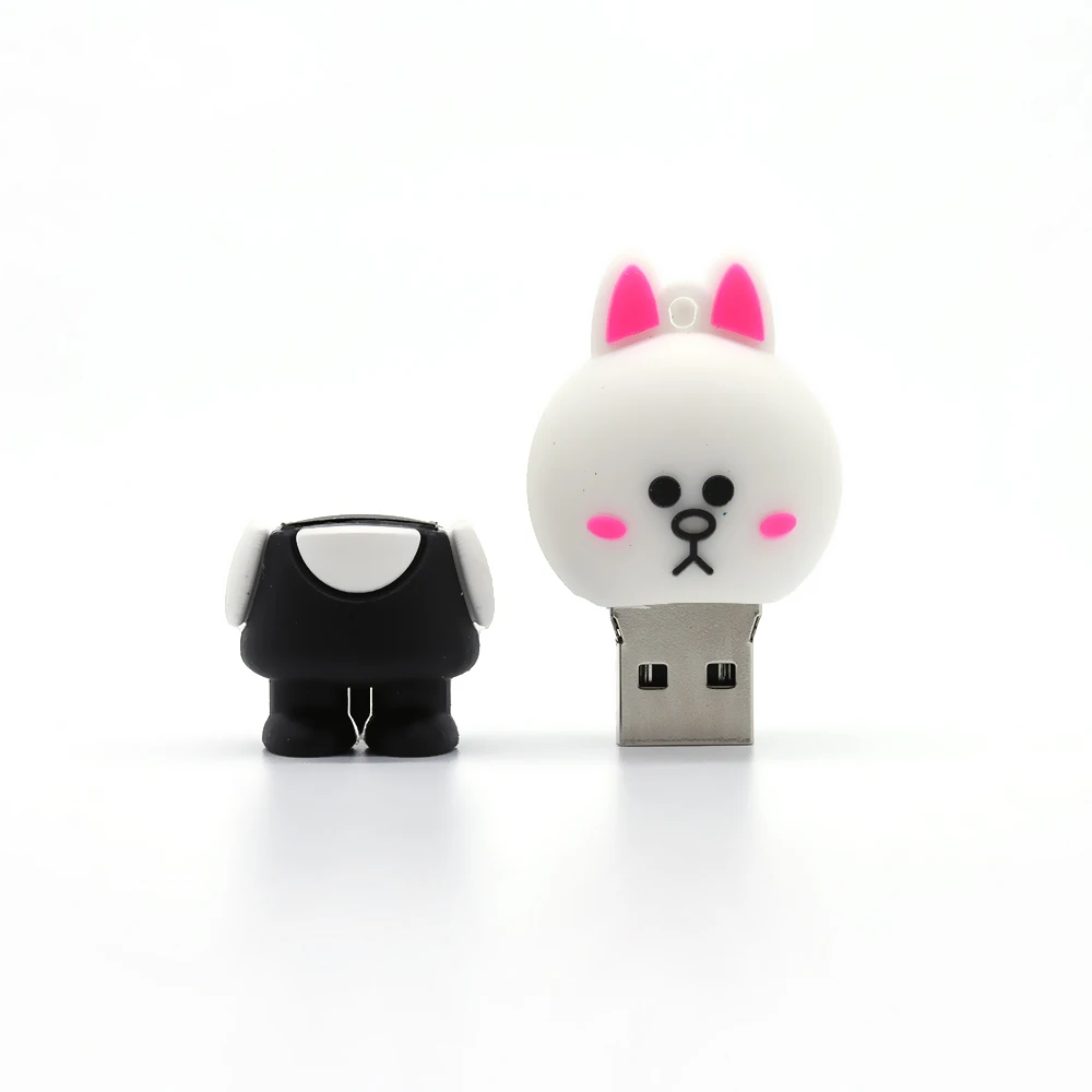 Горячие Memoria Usb милый медведь флешки, Usb флеш-карта Drive 64 ГБ/4 ГБ/8 г/16 г/32 г Memory Stick Usb ручка привода Usb флеш-накопитель Бесплатная доставка