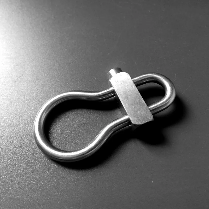 EDC 5 mm Bold Manual Stainless Steel Keychain Creative Keychain Car Key