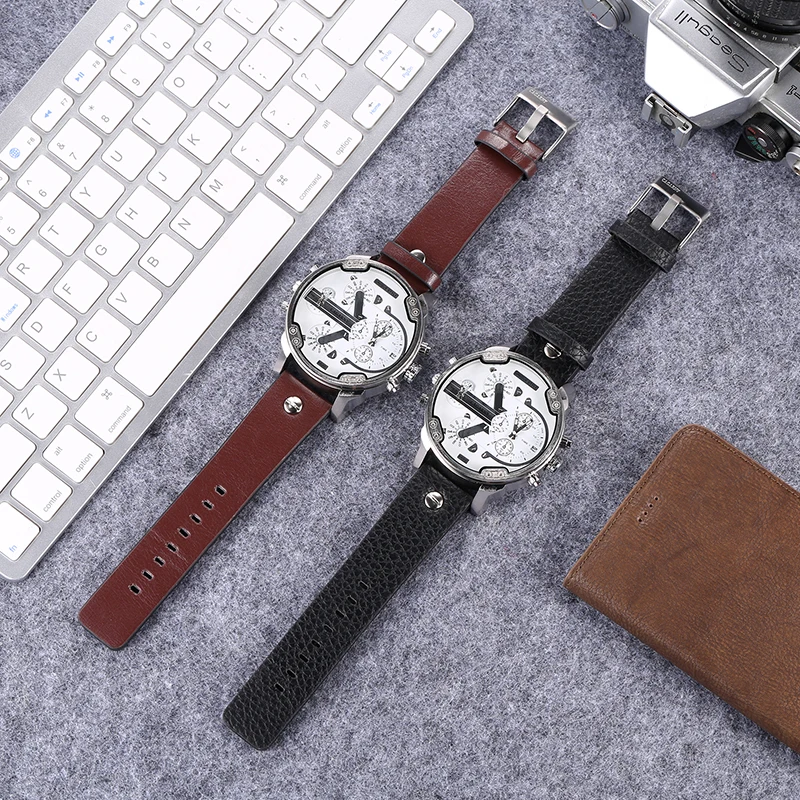Классические кварцевые часы для мужчин Топ Элитный бренд Cagarny спортивный кожаный ремешок наручные человек 2 раза Военная Униформа zegarek