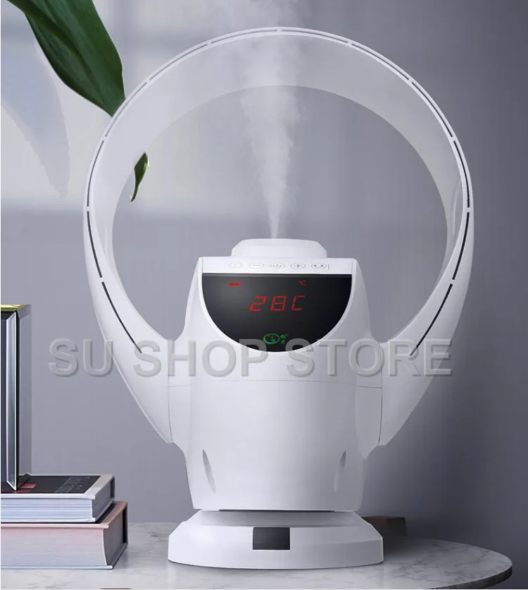 Leafless fans home table remote control floor fan portable air cooler wall mounted circulation bladeless air purifier ventilador