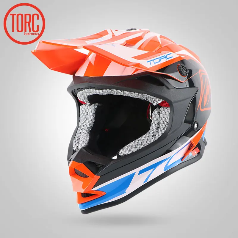 TORC внедорожный брендовый шлем для взрослых Мото шлем casco moto rcycle шлем грязный велосипед гоночный крест Мото Кросс шлемы moto rcyle T32 - Цвет: Orange Jazz