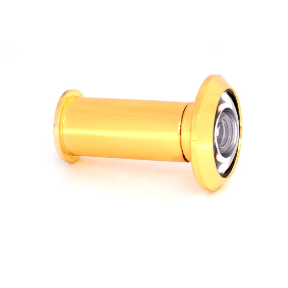 

New high quality 200 Degree Door Viewer Gold-plated For Furniture Hardware Wide Angle Peephole