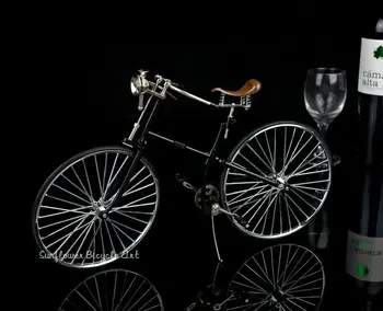 

Diy seesmble Alloy Nostalgic Bicycle Model Classic Old Bicycle model kits for gift