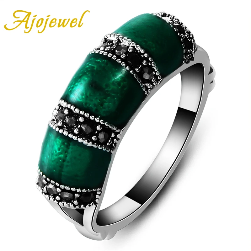 

Size 7-9 Antique Anel Jewelry New 2014 Green Rings For Women