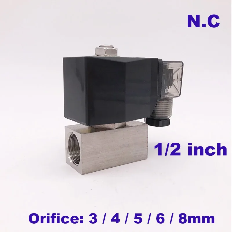 GOGO 12V 24VDC нормально закрытый сразу действующий Нержавеющая сталь Малый газ CE 2