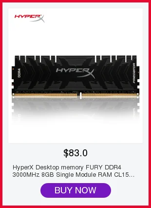 HyperX настольная память FURY DDR3 1866 МГц 8 Гб один модуль ram 1,5 V UDIMM