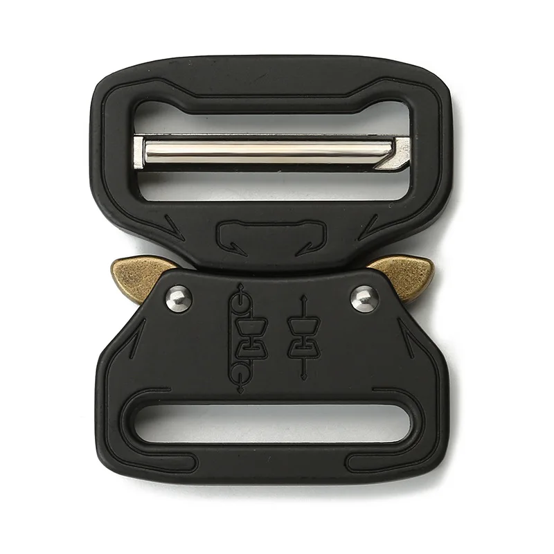 black Meetee 1/2/5 шт ID39mm ремень пряжки для использования вне помещений рюкзак поясные резинки восхождение шить DIY скобяные изделия аксессуар YK204 - Цвет: black
