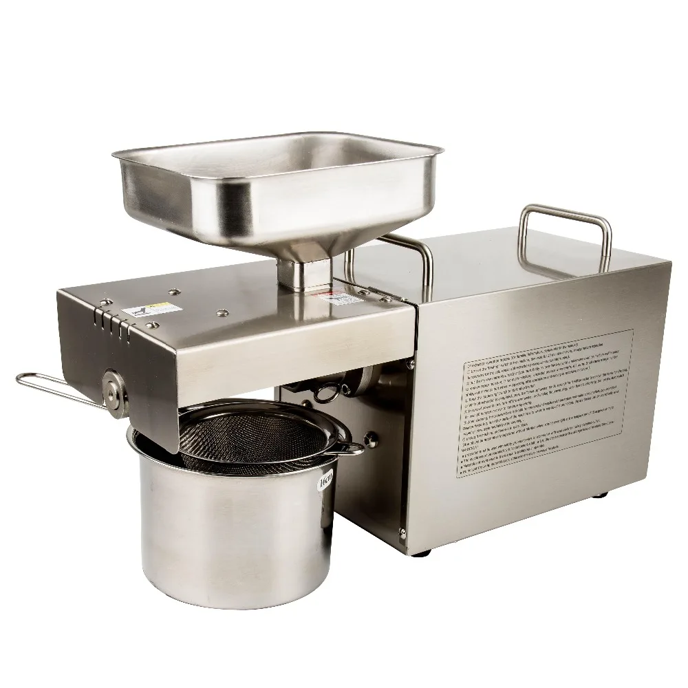 Household Oil Press machine ALL Stainless steel Cold Hot press for