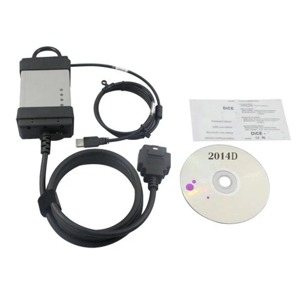 

NewestVIDA DICE OBD2 All-In-One Diagnostic Interface for Volvo Version 2014D Car Auto Diagnostic Tool Cord Reader