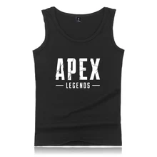 Apex легенды безрукавки для женщин Titanfall для мужчин игра Логотип Танк печати футболка черный хлопок повседневное Топы корректирующие Homme
