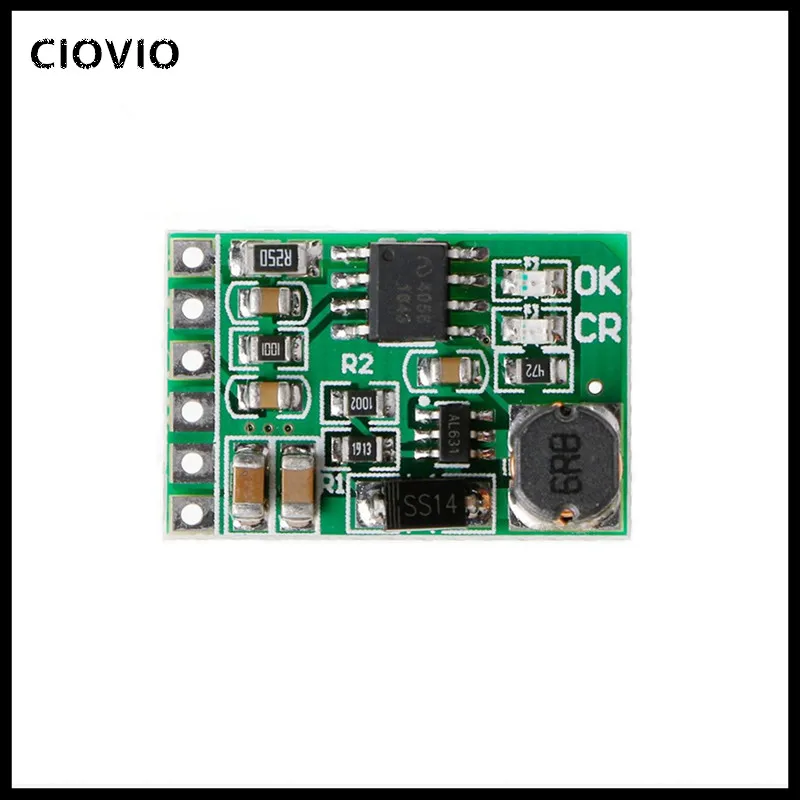 3.7V 4.2V Charger & 5V 6V 9V 12V Discharger Board DC DC Converter Boost Module for diy UPS mobile po