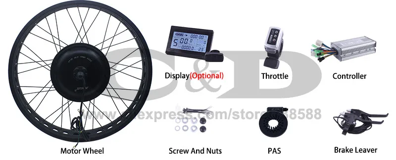 Cheap Fatbike 48V 1000W Front XF40 30H Driect Drive Motor Kit MXUS brand E-bike kit Electric bike conversion kit LED LCD display 2 Cheap Fatbike 48V 1000W Front XF40 30H Driect Drive Motor Kit MXUS brand E-bike kit Electric bike conversion kit LED LCD display 2