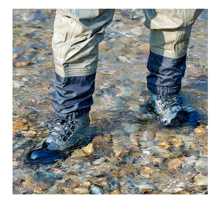 Дышащая обувь для рыбалки с войлочной подошвой, мужские ботинки для рыбалки