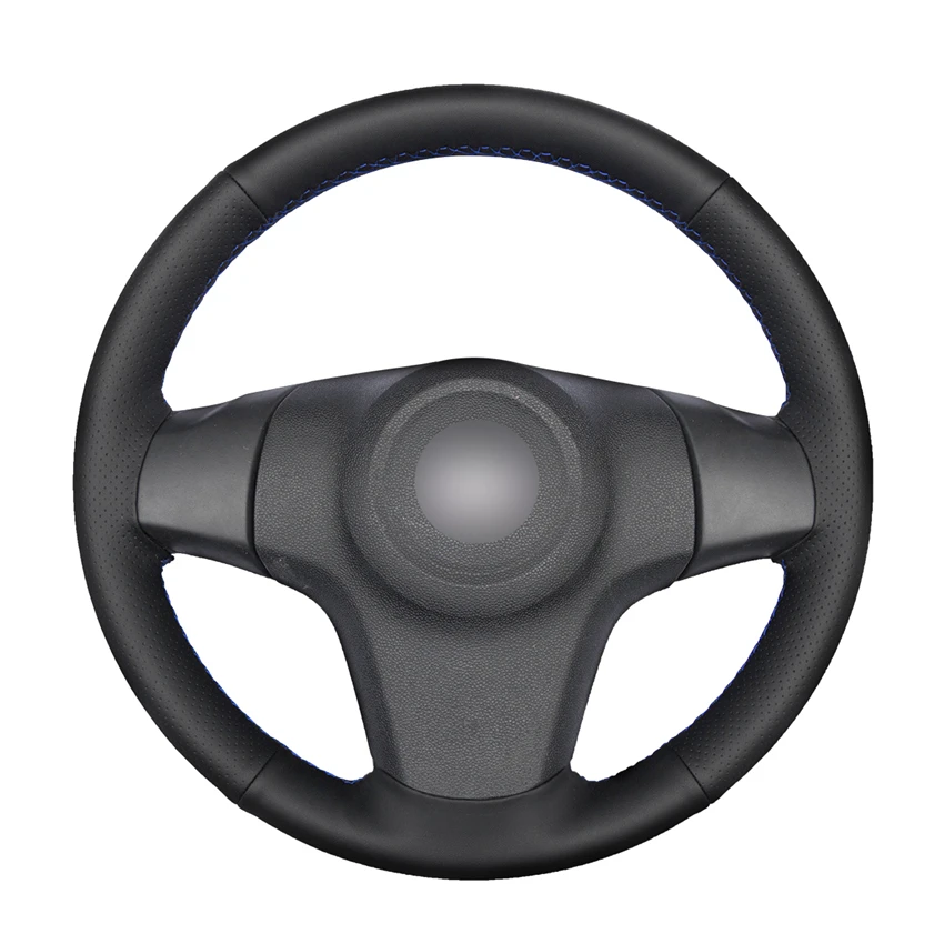 

Hand-stitched Black PU Artificial Leather Car Steering Wheel Cover for Chevrolet Niva 2009-2017 (3-Spoke) Opel Corsa (D)