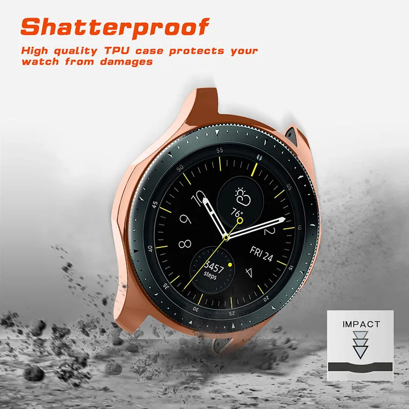 

TPU Protection Shell Cover Case Frame for Samsung Galaxy Watch 42mm/46mm SL@88