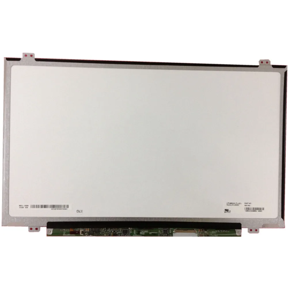 Lp140wh2 Tls1 Fit B140xtn02.3 B140xw02 V.1 N140bge-lb2 Ltn140at20 ...