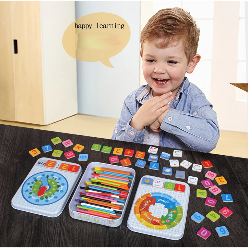 

Math Toys Wooden Numbers Learning Educational Addition Subtraction Early Learning Educational Toys MT47