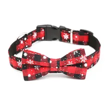 2019 Cute Puppy Dog Cat Collars Pet Leash Bowknot Style Pet Tag Collars For Small Cats Dogs Custom Chihuahua Collars 4 Size