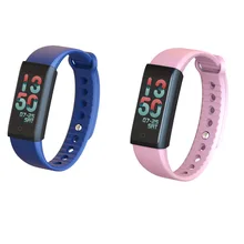 Sport font b Smart b font Bracelet Watch Digital Clock Waterproof Stopwatch heart rate monitor blood