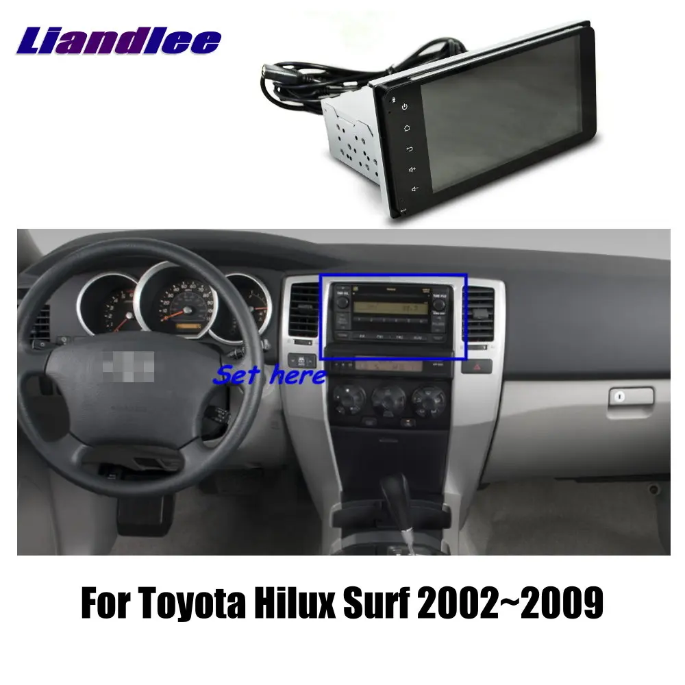 Автомобильный мультимедийный плеер для Android для Toyota Hilux Surf 2002-2006 2007 2008 2009 Автомобиль Радио gps навигации Системы HD Сенсорный экран ТВ