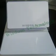 100 шт./лот RFID 125 кГц смарт-карты EM4100/4102 ПВХ карты Толщина: 0,8 мм