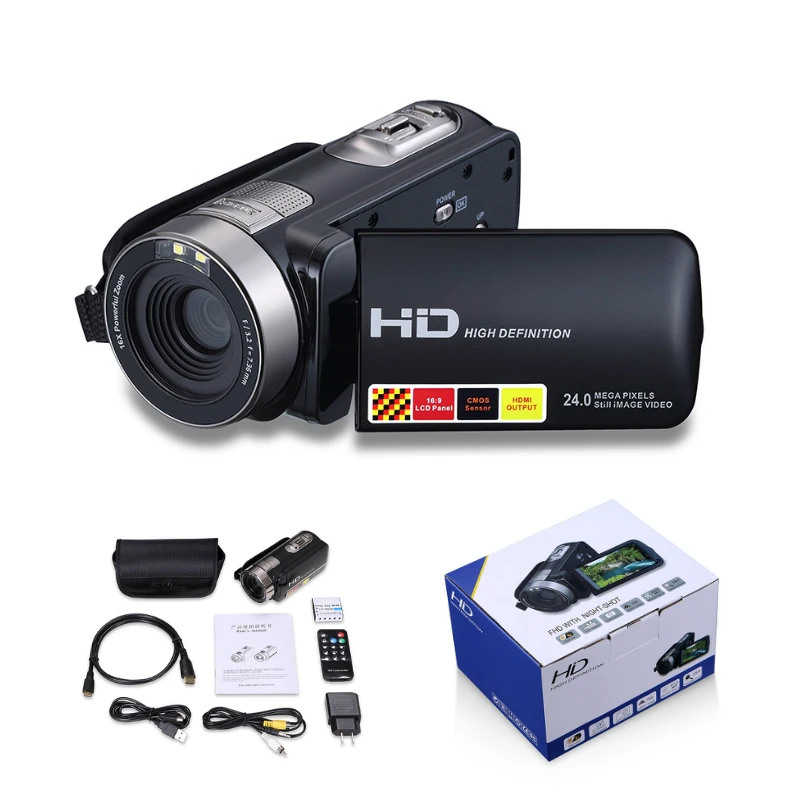 Digital Camera Professional 16x Digital Zoom HD Digital Video Camera Camcorder DV 3.0