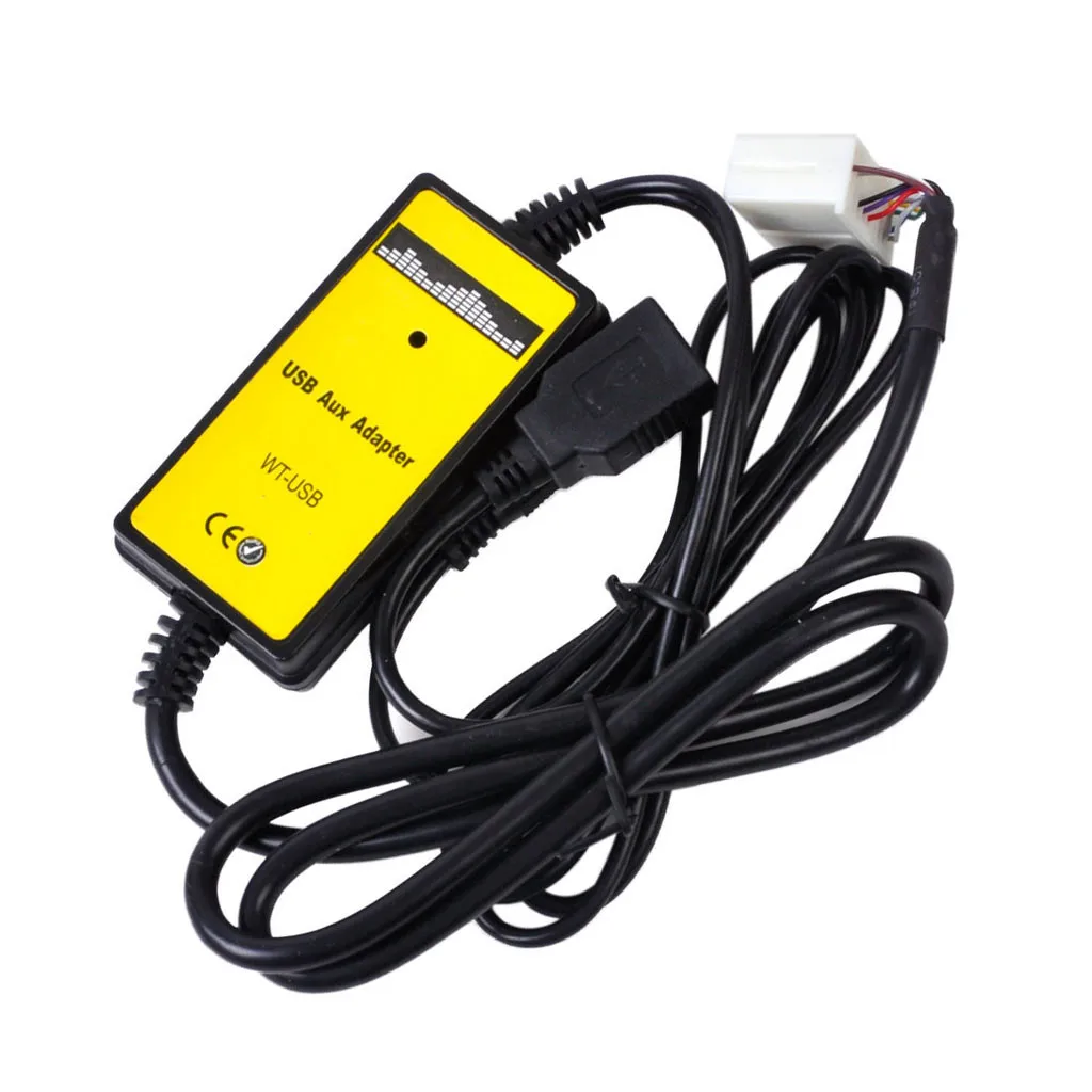 Автомобильный интерфейс USB AUX Mp3 адаптер Автомобильный цифровой CD чейнджер выберите для HondaCar без сигнала, не требуется батарея