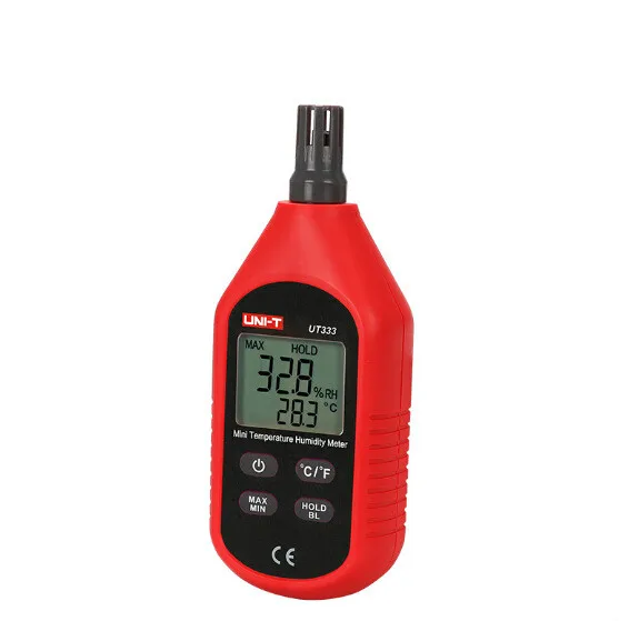 

Mini Temperature Humidity Meter Indoor Outdoor Hygrometer Overload Indication Unit Conversion LCD with Backlight
