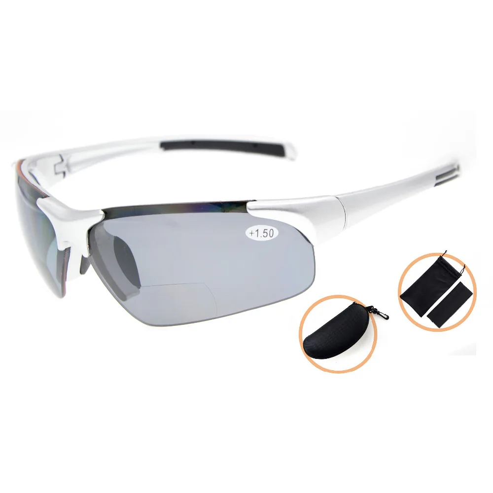 

TH6186PGSG Eyekepper TR90 Unbreakable Sports Polycarbonate Polarized Half-Rimless Bifocal Sunglasses