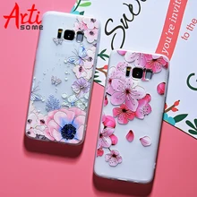 

Artisome Soft Case For Samsung Galaxy A5 2017 Case Silicone Flower Phone Cover For Samsung Galaxy J5 S8 S8+ A7 S7 J7 J3 2017