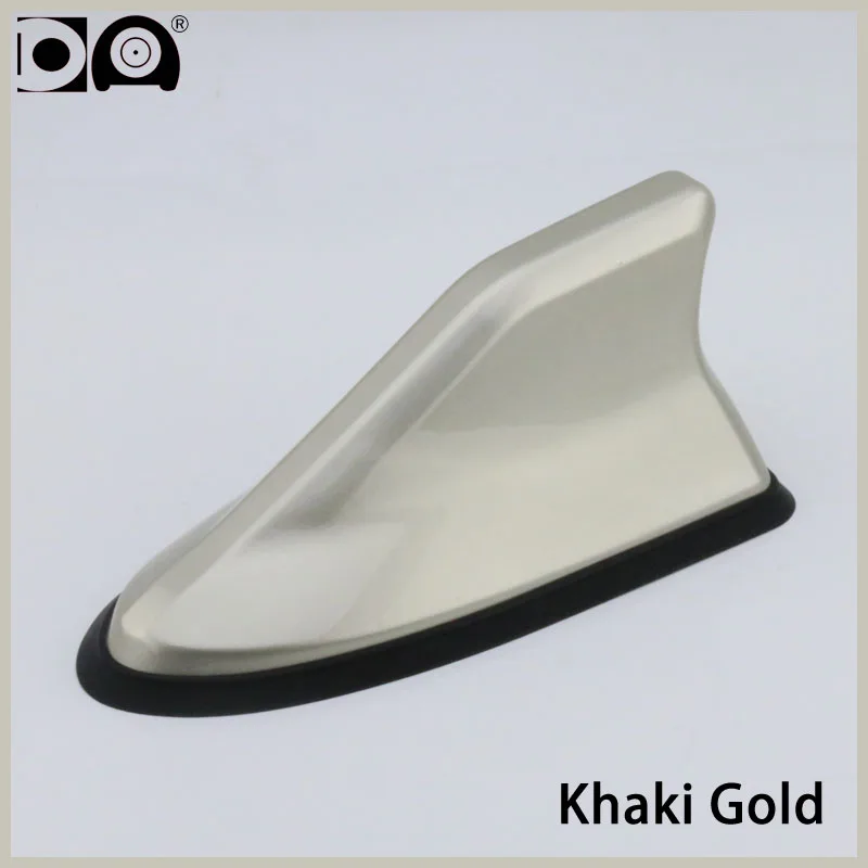 khaki gold Водонепроницаемый плавник акулы антенны сильное радио сигнальные антенны Автомобильные аксессуары автомобиль-Стайлинг подходит для Citroen C5 - Цвет: khaki gold