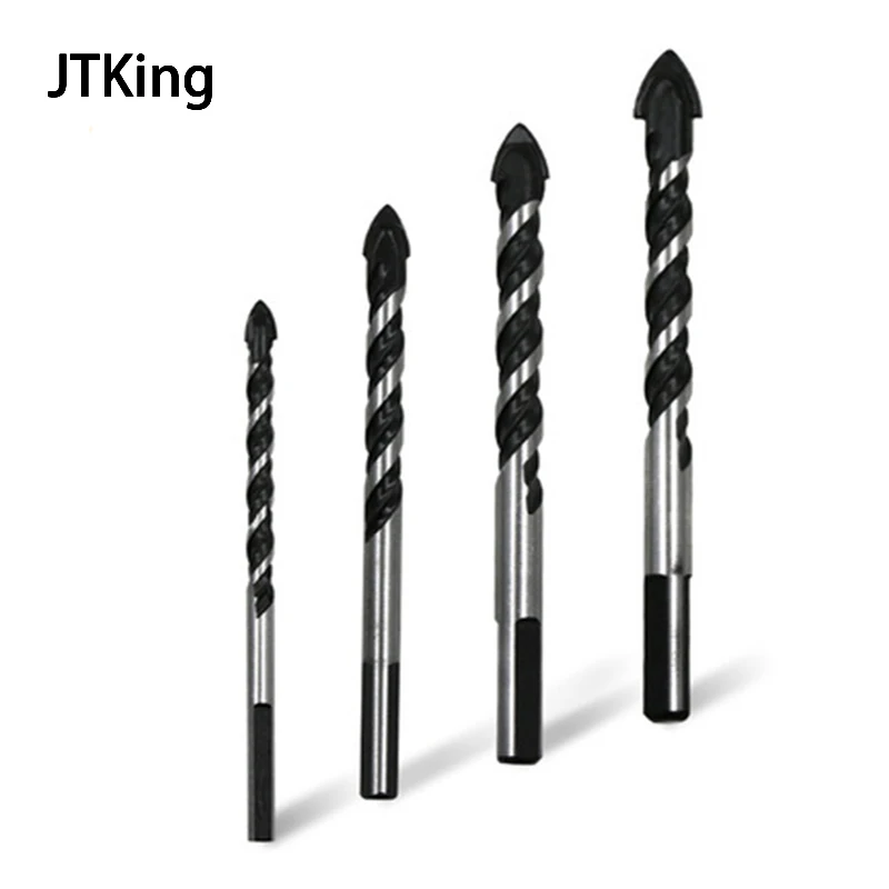 

1 piece 6/8/10/12mm electric drill bit concrete hammer diamond drill ceramic brick drill round metal rod DIY drill