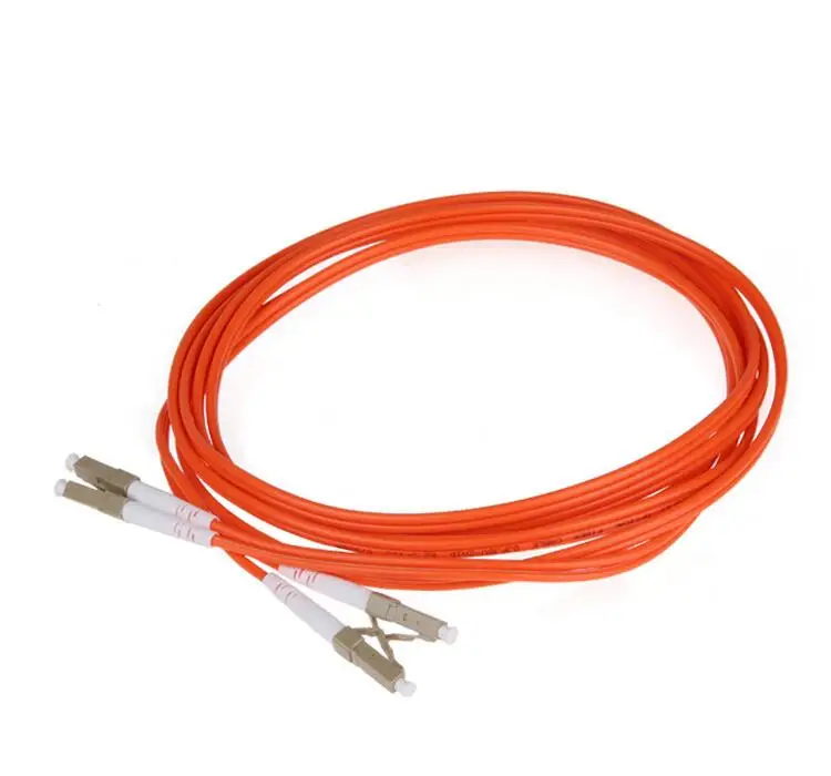 10 шт. LC/APC-LC/APC волокно оптический патч-корд дуплексный многомодовый 62,5/125um 3,0 мм оранжевый кабель оптический волокно джемпер
