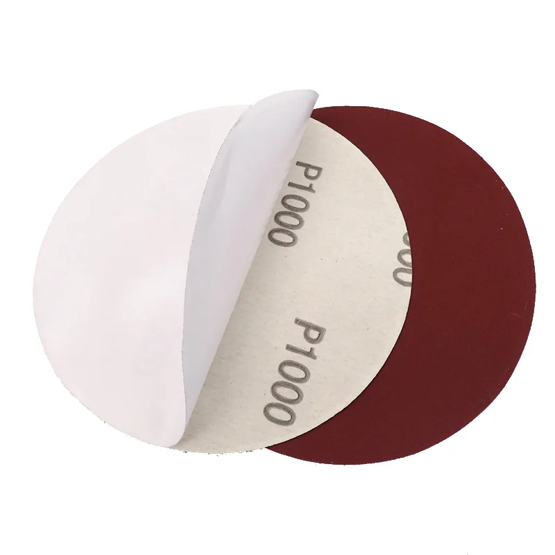 20PCS Red PSA Sanding Sheets 5 Inch 125MM Dry Grinding Sandpaper 60 to 1200 Grits for Sanding Polishing