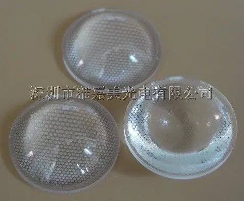 

High power LED lens 23MM grid ,Led optical lenses , convex lens