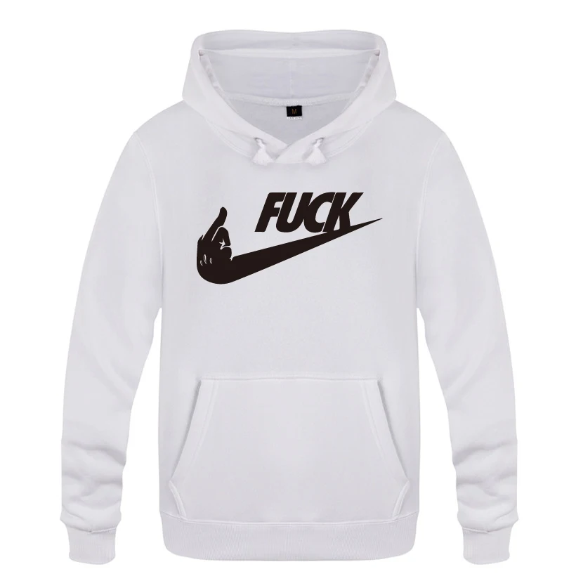 buy Middle Finger Creative Novelty Sweatshirts Men 2018 Mens Hooded Fleece Pullover Hoodies