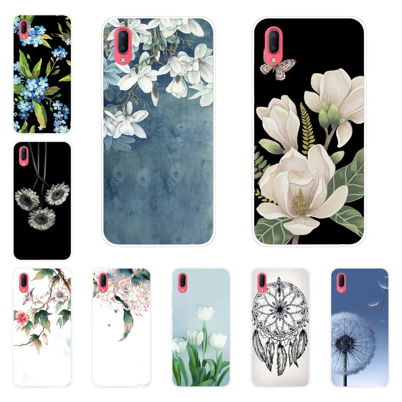 Vivo Y93 Y9S Case,Silicon White Floral Painting Soft TPU Back Cover for Vivo Y93 Y9S Phone protect Bags shell Vivo Y93 Y9S Case,Silicon White Floral Painting Soft TPU Back Cover for Vivo Y93 Y9S Phone protect Bags shell