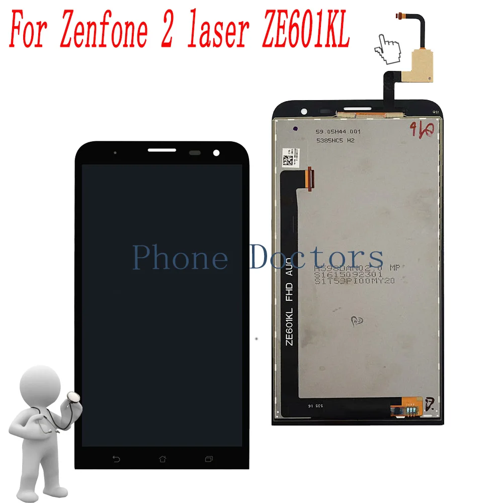 

6.0 inch Full LCD DIsplay+Touch Screen Digitizer Assembly For Asus Zenfone 2 laser ZE601KL Z011D Z011DD