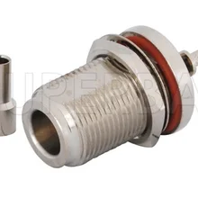 Superbat 10 шт. N обжимной разъем Женский переборка RF разъем для RG174, RG178, RG316, LMR100 кабель