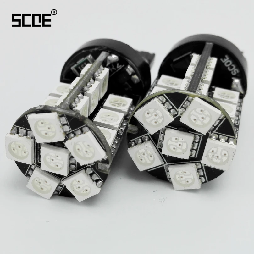 SCOE Дополнительные Стоп Сигналы W21W 30SMD 5050LED Источник Света Для Mazda 3 bl 6 хэтчбек