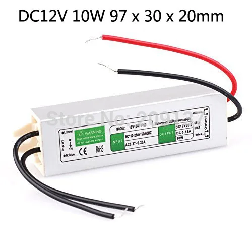 DC12V 10 Вт 15 Вт 20 Вт 30 Вт 36 Вт 50 Вт 60 Вт 80 Вт 100 Вт 150 вт 200 Вт LED Питание адаптер трансформатор водонепроницаемый открытый свет драйвер