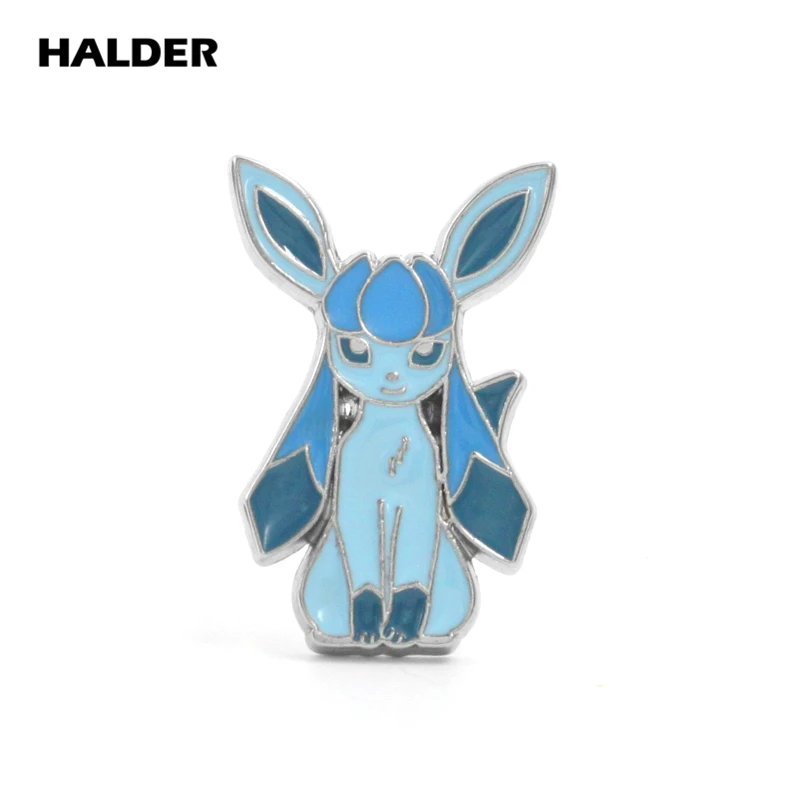 Аниме halder Pokemon Monsters Eevee Броши Одежда рюкзак шпильки сумочки значок украшения, аксессуары в подарок для детей для женщин и мужчин